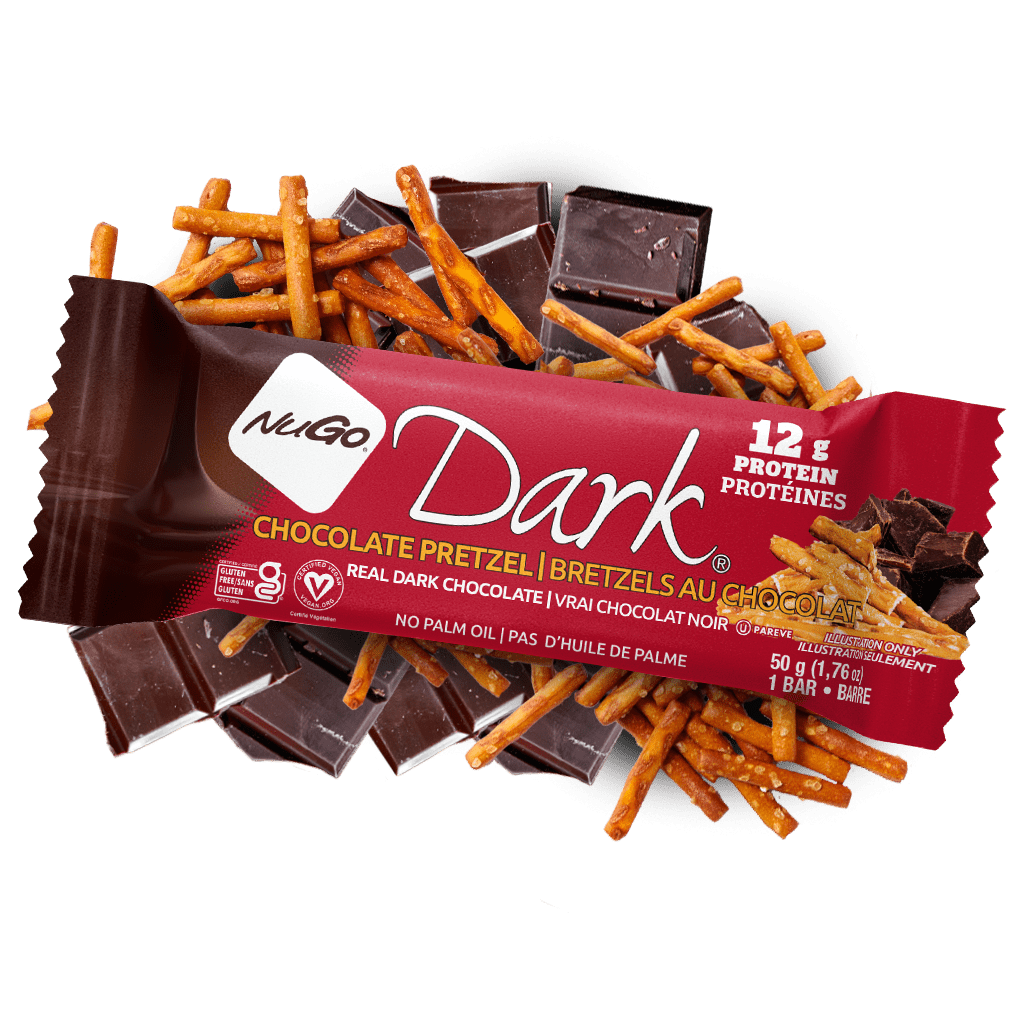Dark Chocolate Pretzel Bar