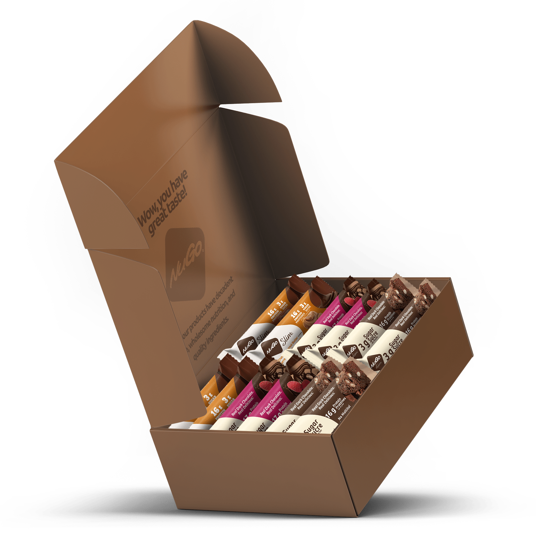 Bilingual NuGo Slim Variety Pack